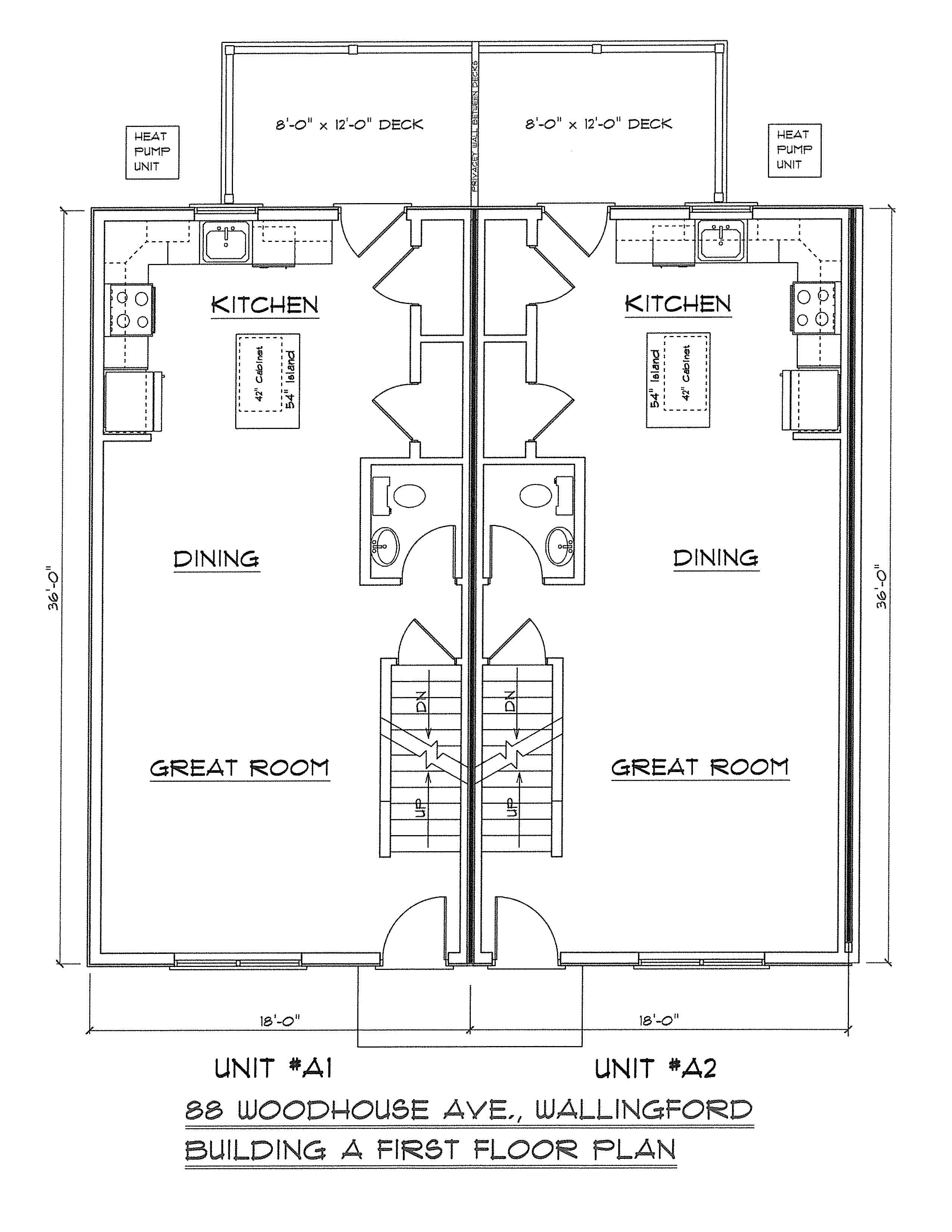 88 Woodhouse 1st Floor Elevation | Sunwood Development | Sunwood CT